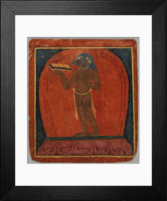 Framed Print : Initiation Card (Tsakalis), early 15th century. Creator: Unknown