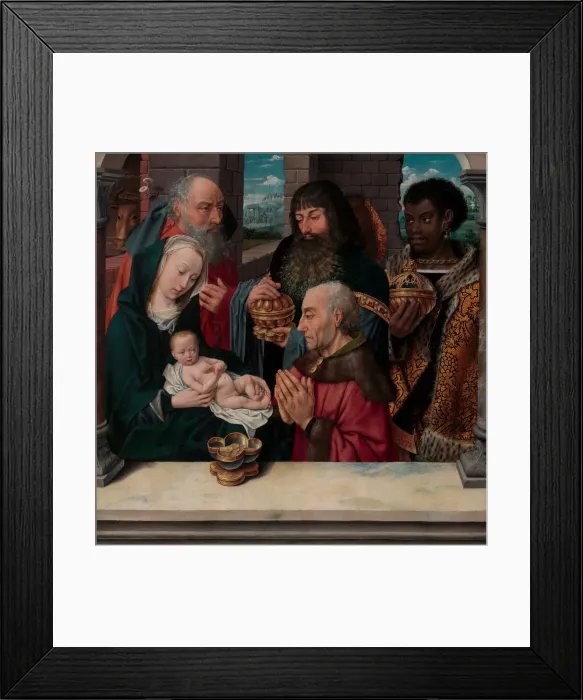 Framed Print : The Adoration of the Magi. Creator: Unknown Framed Print : The Adoration of the Magi. Creator: Unknown