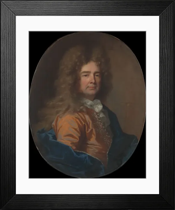 Framed Print : Portrait of a Man, 1693. Creator: Hyacinthe Rigaud Framed Print : Portrait of a Man, 1693. Creator: Hyacinthe Rigaud