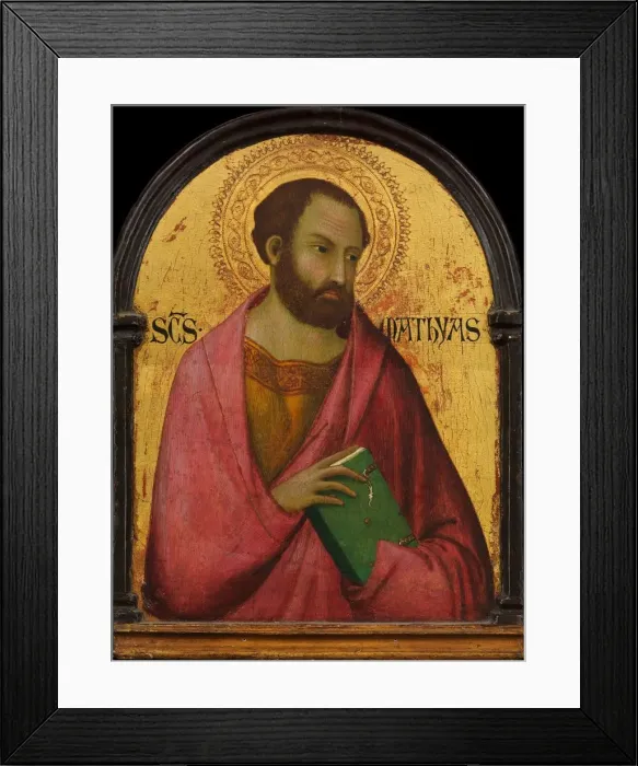 Framed Print : Saint Matthias, ca. 1317-19. Creator: Workshop of Simone Martini Framed Print : Saint Matthias, ca. 1317-19. Creator: Workshop of Simone Martini