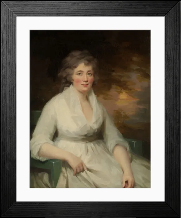 Framed Print : Janet Law. Creator: Henry Raeburn Framed Print : Janet Law. Creator: Henry Raeburn