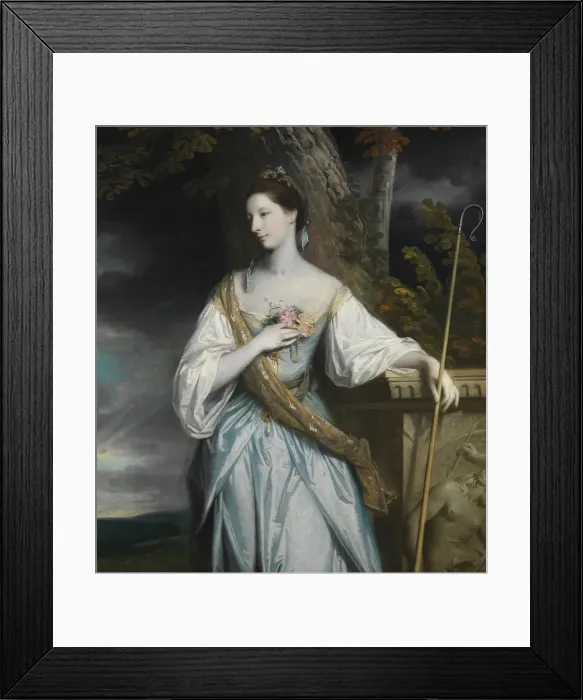 Framed Print : Anne Dashwood (1743-1830), Later Countess of Galloway, 1764. Creator: Sir Joshua Reynolds Framed Print : Anne Dashwood (1743-1830), Later Countess of Galloway, 1764. Creator: Sir Joshua Reynolds