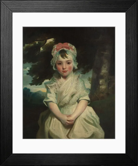 Framed Print : Georgiana Augusta Frederica Elliott (1782-1813), Later Lady Charles Bentinck, 1784 Framed Print : Georgiana Augusta Frederica Elliott (1782-1813), Later Lady Charles Bentinck, 1784