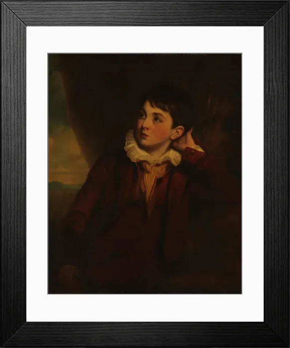 Framed Print : William Archer Shee (1810-1899), the Artists Son, ca. 1820. Creator: Sir Martin Archer Shee