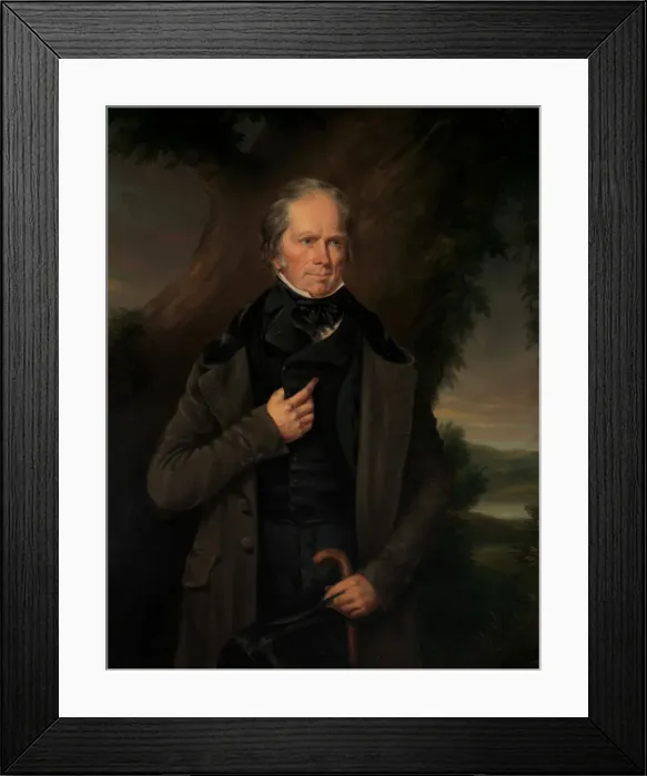 Framed Print : Henry Clay, 1843. Creator: Theodore Sydney Moise Framed Print : Henry Clay, 1843. Creator: Theodore Sydney Moise