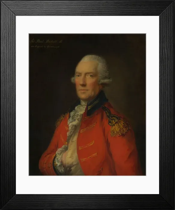 Framed Print : Lieutenant Colonel Paul Pechell (1724-1800). Creator: Thomas Gainsborough Framed Print : Lieutenant Colonel Paul Pechell (1724-1800). Creator: Thomas Gainsborough