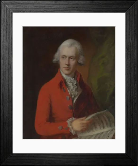 Framed Print : Charles Rousseau Burney (1747-1819), ca. 1780. Creator: Thomas Gainsborough Framed Print : Charles Rousseau Burney (1747-1819), ca. 1780. Creator: Thomas Gainsborough