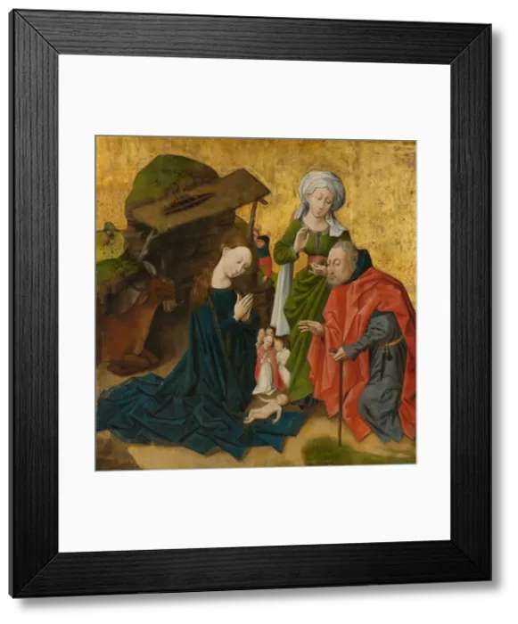 Framed Print : The Nativity. Creator: South Netherlandish Painter (ca. 1460) Framed Print : The Nativity. Creator: South Netherlandish Painter (ca. 1460)