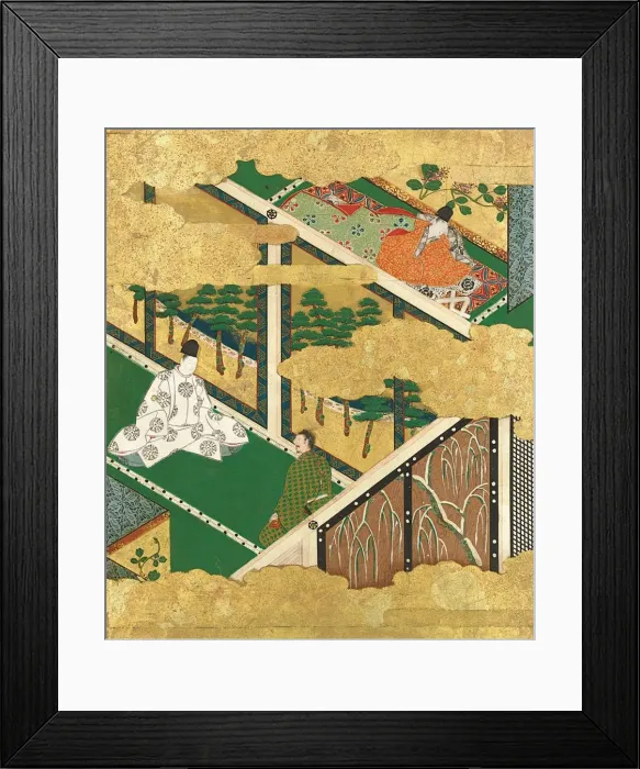 Framed Print : The Oak Tree (Kashiwagi), late 16th-early 17th century. Creator: Tosa Mitsuyoshi Framed Print : The Oak Tree (Kashiwagi), late 16th-early 17th century. Creator: Tosa Mitsuyoshi
