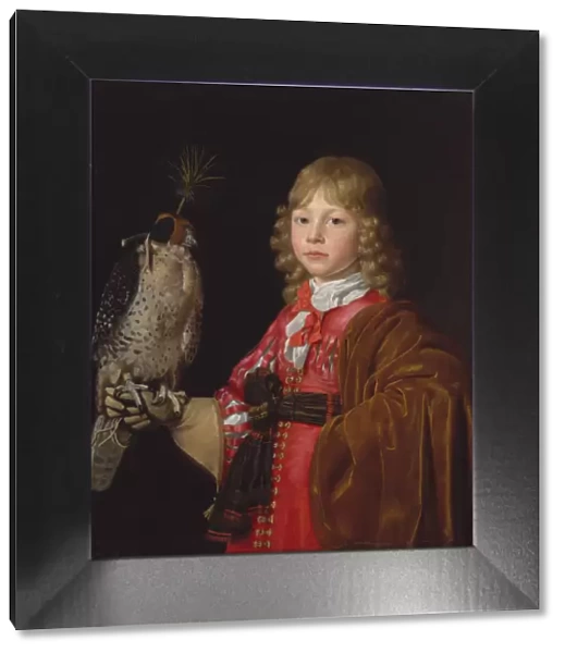 Portrait of a Boy with a Falcon. Creator: Wallerant Vaillant