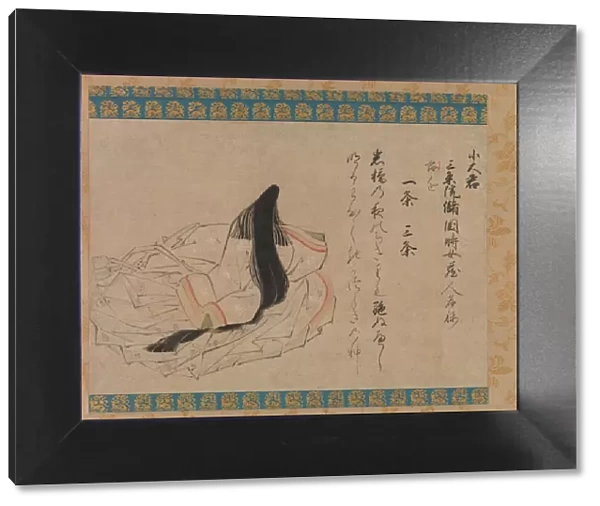 The Poet Koogimi... Thirty-six Poetic Immortals handscroll, first half of the 15th century