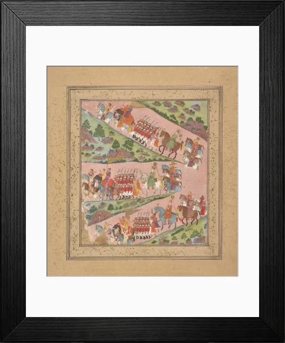 Framed Print : The Three Roads, ca. 1840. Creator: Unknown Framed Print : The Three Roads, ca. 1840. Creator: Unknown