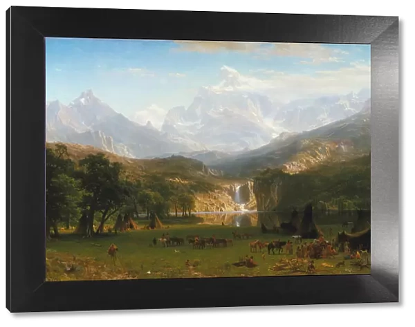The Rocky Mountains, Landers Peak, 1863. Creator: Albert Bierstadt