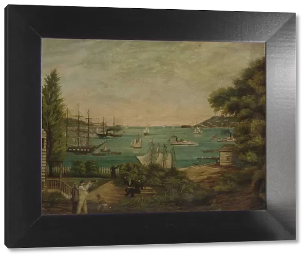 View from Staten Island, ca. 1855. Creator: Unknown
