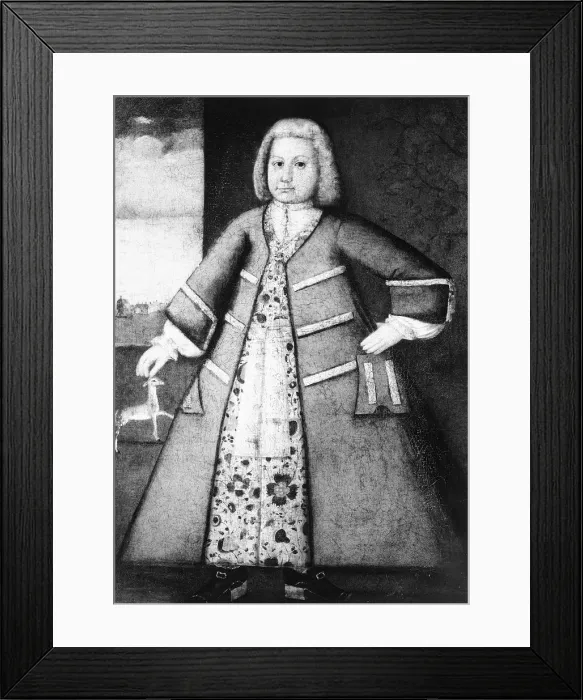 Framed Print : Boy with a Fawn, ca. 1720. Creator: Unknown Framed Print : Boy with a Fawn, ca. 1720. Creator: Unknown