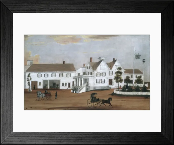 Framed Print : Hudson House, 1882. Creator: Unknown Framed Print : Hudson House, 1882. Creator: Unknown