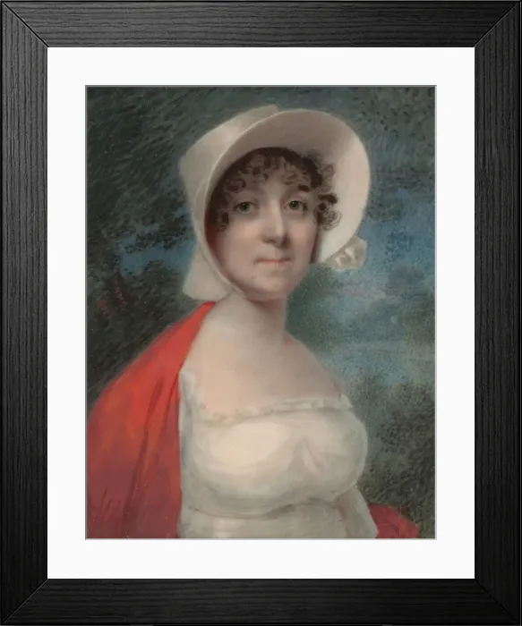 Framed Print : Portrait of a Lady, ca. 1805. Creator: Unknown Framed Print : Portrait of a Lady, ca. 1805. Creator: Unknown