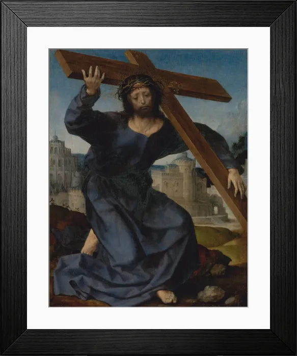Framed Print : Christ Carrying the Cross, ca. 1520-25. Creator: Jan Gossaert Framed Print : Christ Carrying the Cross, ca. 1520-25. Creator: Jan Gossaert