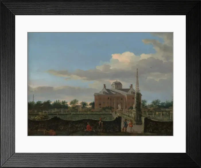 Framed Print : The Huis ten Bosch at The Hague and Its Formal Garden (View from the South), ca. 1668-70 Framed Print : The Huis ten Bosch at The Hague and Its Formal Garden (View from the South), ca. 1668-70