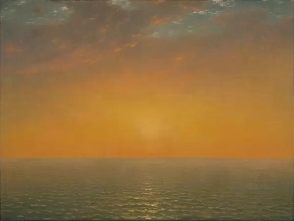 Sunset on the Sea, 1872. Creator: John Frederick Kensett