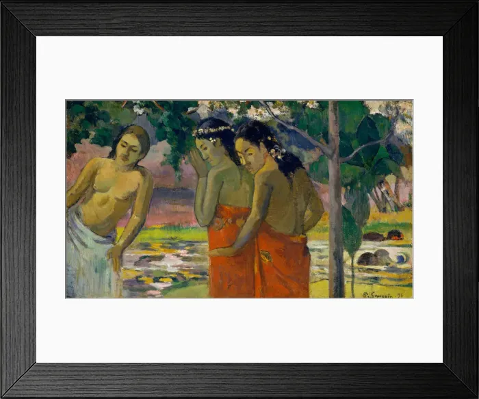 Framed Print : Three Tahitian Women, 1896. Creator: Paul Gauguin Framed Print : Three Tahitian Women, 1896. Creator: Paul Gauguin