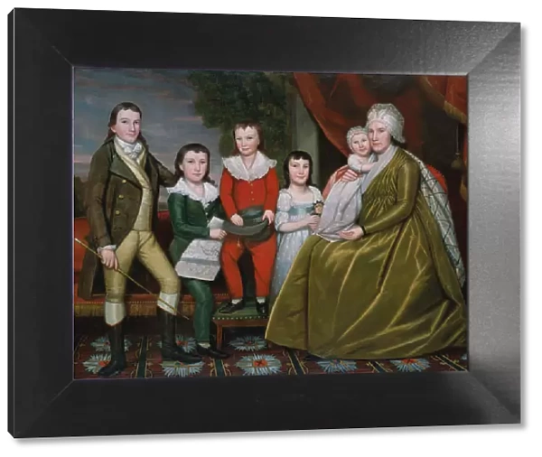 Mrs. Noah Smith and Her Children, 1798. Creator: Ralph Earl