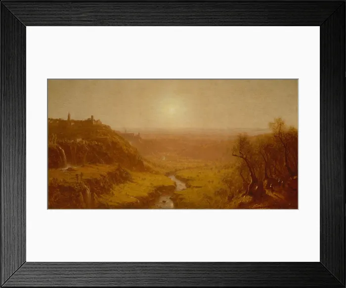 Framed Print : Tivoli, 1870. Creator: Sanford Robinson Gifford Framed Print : Tivoli, 1870. Creator: Sanford Robinson Gifford