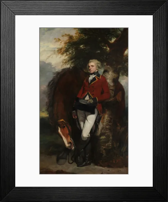 Framed Print : Captain George K. H. Coussmaker (1759-1801), 1782. Creator: Sir Joshua Reynolds Framed Print : Captain George K. H. Coussmaker (1759-1801), 1782. Creator: Sir Joshua Reynolds