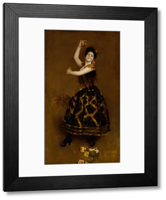 Framed Print : Carmencita, 1890. Creator: William Merritt Chase Framed Print : Carmencita, 1890. Creator: William Merritt Chase