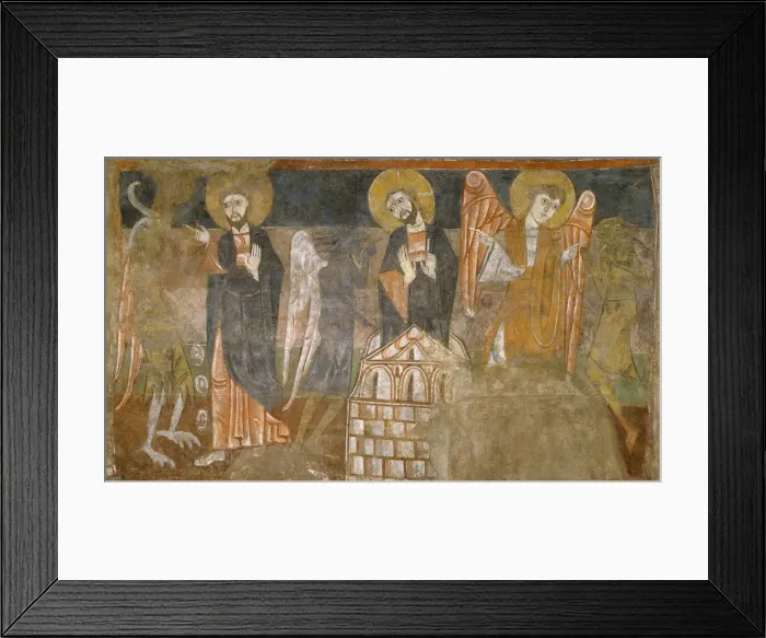 Framed Print : The Temptation of Christ by the Devil, first half 12th century (possibly 1129-34) Framed Print : The Temptation of Christ by the Devil, first half 12th century (possibly 1129-34)