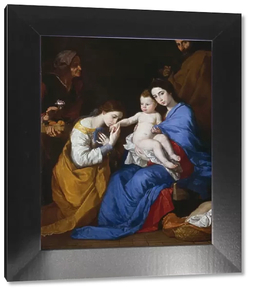 The Holy Family with Saints Anne and Catherine of Alexandria, 1648. Creator: Jusepe de Ribera