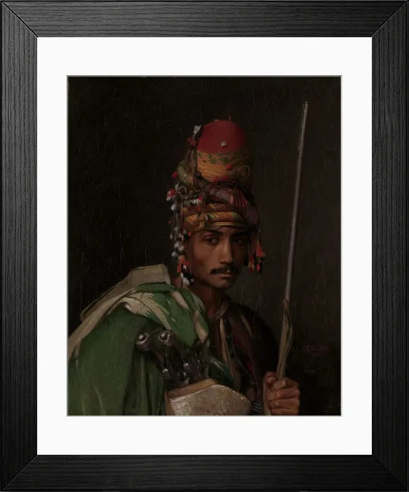 Framed Print : Bashi-Bazouk, ca. 1868-69. Creator: Jean-Leon Gerome Framed Print : Bashi-Bazouk, ca. 1868-69. Creator: Jean-Leon Gerome