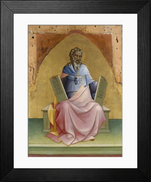 Framed Print : Moses, ca. 1408-10. Creator: Lorenzo Monaco Framed Print : Moses, ca. 1408-10. Creator: Lorenzo Monaco