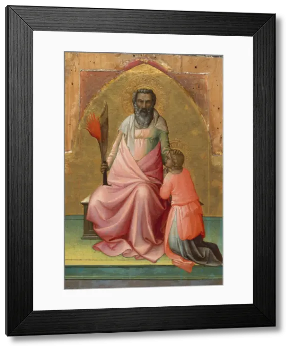 Framed Print : Abraham, ca. 1408-10. Creator: Lorenzo Monaco Framed Print : Abraham, ca. 1408-10. Creator: Lorenzo Monaco