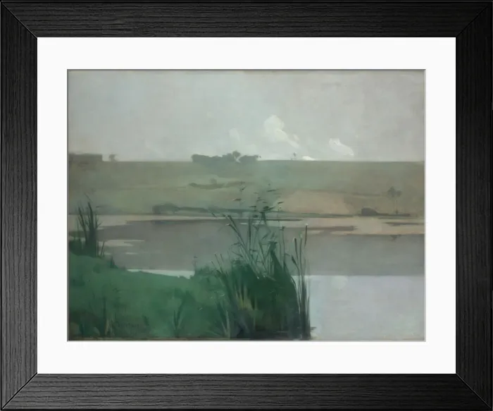 Framed Print : Arques-la-Bataille, 1885. Creator: John Henry Twachtman Framed Print : Arques-la-Bataille, 1885. Creator: John Henry Twachtman