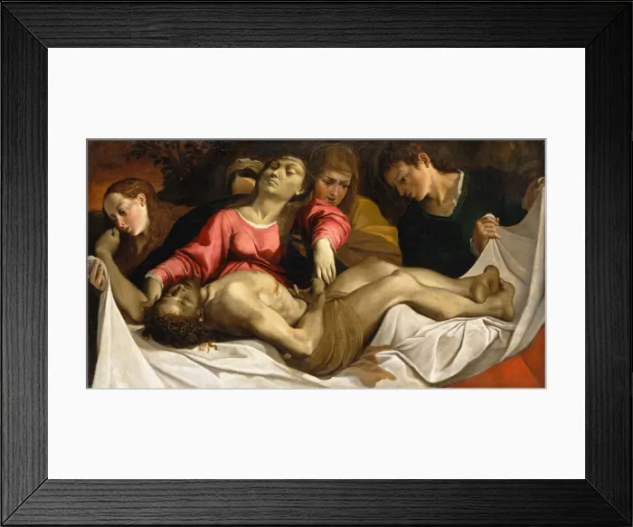 Framed Print : The Lamentation, ca. 1582. Creator: Lodovico Carracci Framed Print : The Lamentation, ca. 1582. Creator: Lodovico Carracci