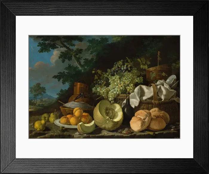 Framed Print : The Afternoon Meal (La Merienda), ca. 1772. Creator: Luis Melendez Framed Print : The Afternoon Meal (La Merienda), ca. 1772. Creator: Luis Melendez