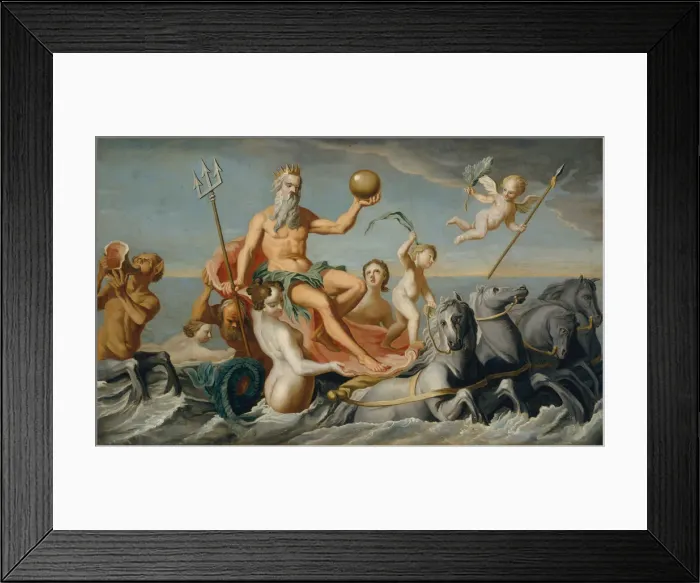 Framed Print : The Return of Neptune, ca. 1754. Creator: John Singleton Copley Framed Print : The Return of Neptune, ca. 1754. Creator: John Singleton Copley