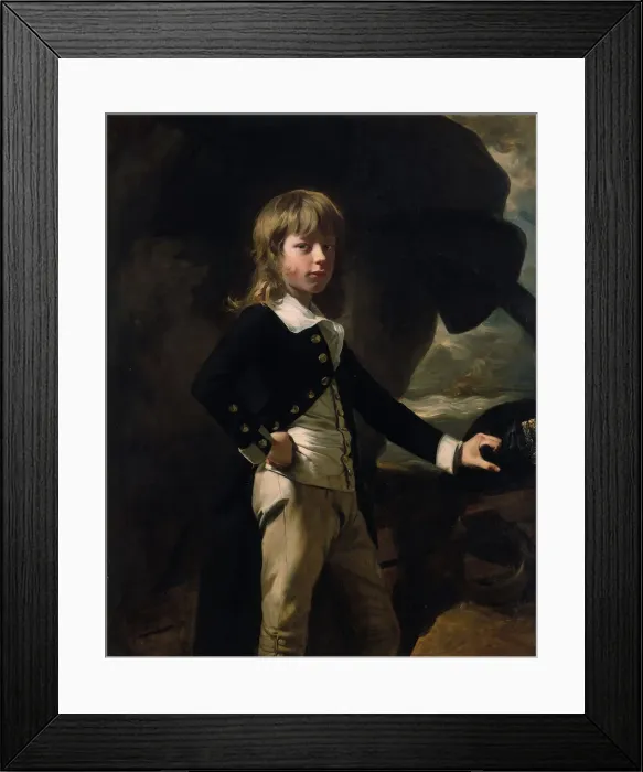 Framed Print : Midshipman Augustus Brine, 1782. Creator: John Singleton Copley Framed Print : Midshipman Augustus Brine, 1782. Creator: John Singleton Copley