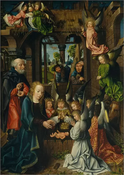 The Adoration of the Christ Child, possibly 1496-1502. Creator: Unknown