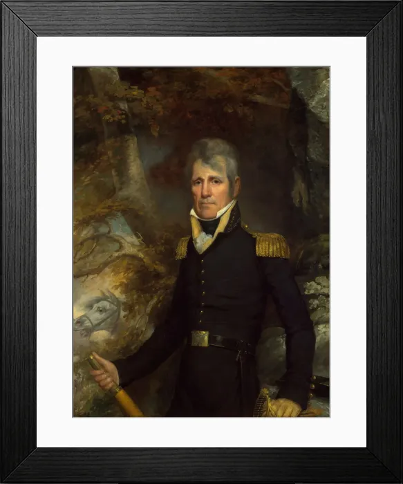 Framed Print : General Andrew Jackson, ca. 1819. Creator: John Wesley Jarvis Framed Print : General Andrew Jackson, ca. 1819. Creator: John Wesley Jarvis