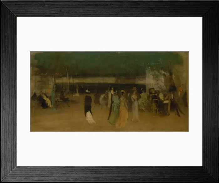Framed Print : Cremorne Gardens, No. 2, ca. 1870-80. Creator: James Abbott McNeill Whistler Framed Print : Cremorne Gardens, No. 2, ca. 1870-80. Creator: James Abbott McNeill Whistler