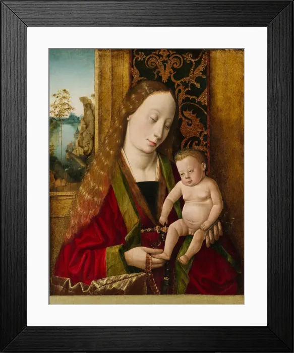 Framed Print : Virgin and Child. Creator: Workshop or Circle of Hans Traut (German, ca. 1500) Framed Print : Virgin and Child. Creator: Workshop or Circle of Hans Traut (German, ca. 1500)