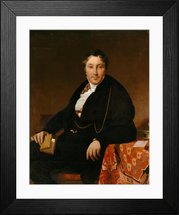 Framed Print : Jacques-Louis Leblanc (1774-1846), 1823. Creator: Jean-Auguste-Dominique Ingres Framed Print : Jacques-Louis Leblanc (1774-1846), 1823. Creator: Jean-Auguste-Dominique Ingres