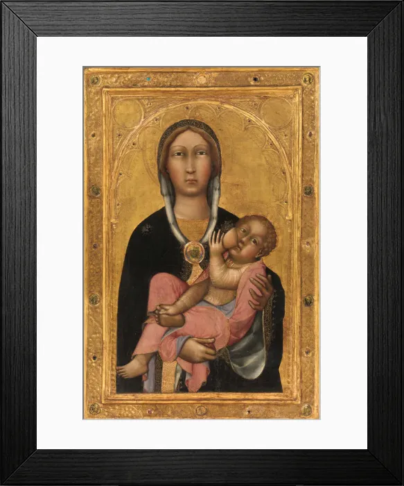 Framed Print : Madonna and Child, 1370s. Creator: Paolo di Giovanni Fei