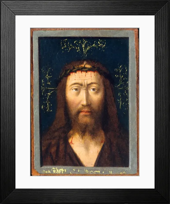 Framed Print : Head of Christ, ca. 1445. Creator: Petrus Christus Framed Print : Head of Christ, ca. 1445. Creator: Petrus Christus