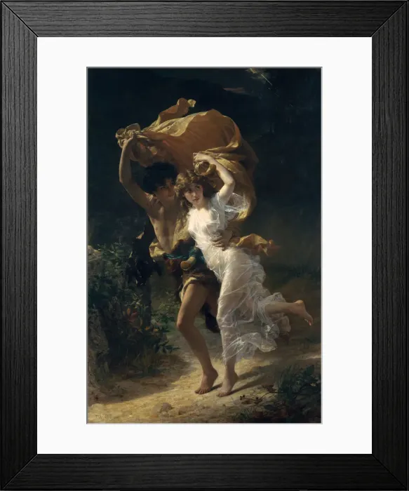 Framed Print : The Storm, 1880. Creator: Pierre Auguste Cot Framed Print : The Storm, 1880. Creator: Pierre Auguste Cot
