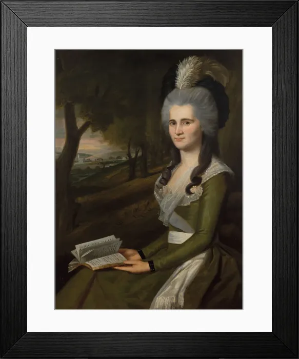 Framed Print : Esther Boardman, 1789. Creator: Ralph Earl Framed Print : Esther Boardman, 1789. Creator: Ralph Earl