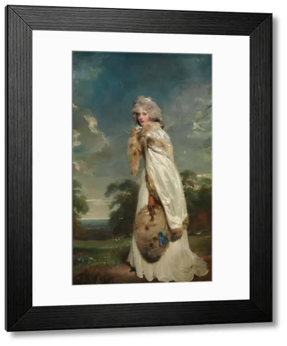 Framed Print : Elizabeth Farren (born about 1759, died 1829), Later Countess of Derby, 1790. Creator Framed Print : Elizabeth Farren (born about 1759, died 1829), Later Countess of Derby, 1790. Creator