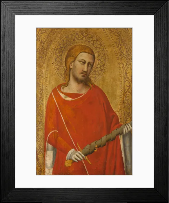 Framed Print : Saint Julian, 1340s. Creator: Taddeo Gaddi Framed Print : Saint Julian, 1340s. Creator: Taddeo Gaddi